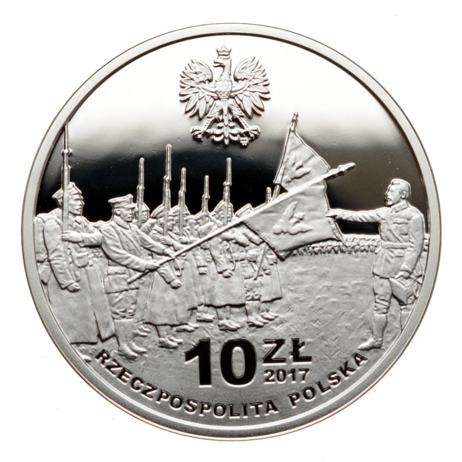 10 zlotych - 100-lecie powstania Komitetu Narodowego Polskiego