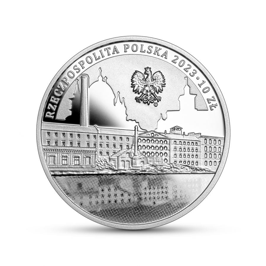 10 zlotych - 600-lecie nadania Lodzi praw miejskich