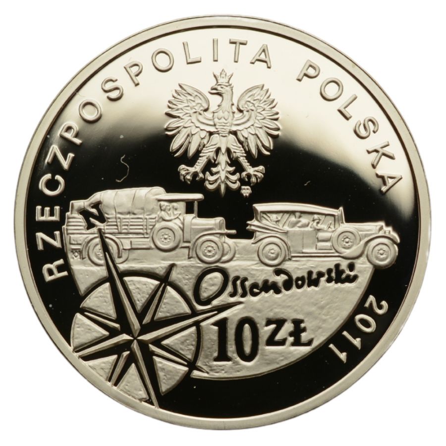 10 zlotych - Polscy podrуznicy i badacze - Ferdynand Ossendowski