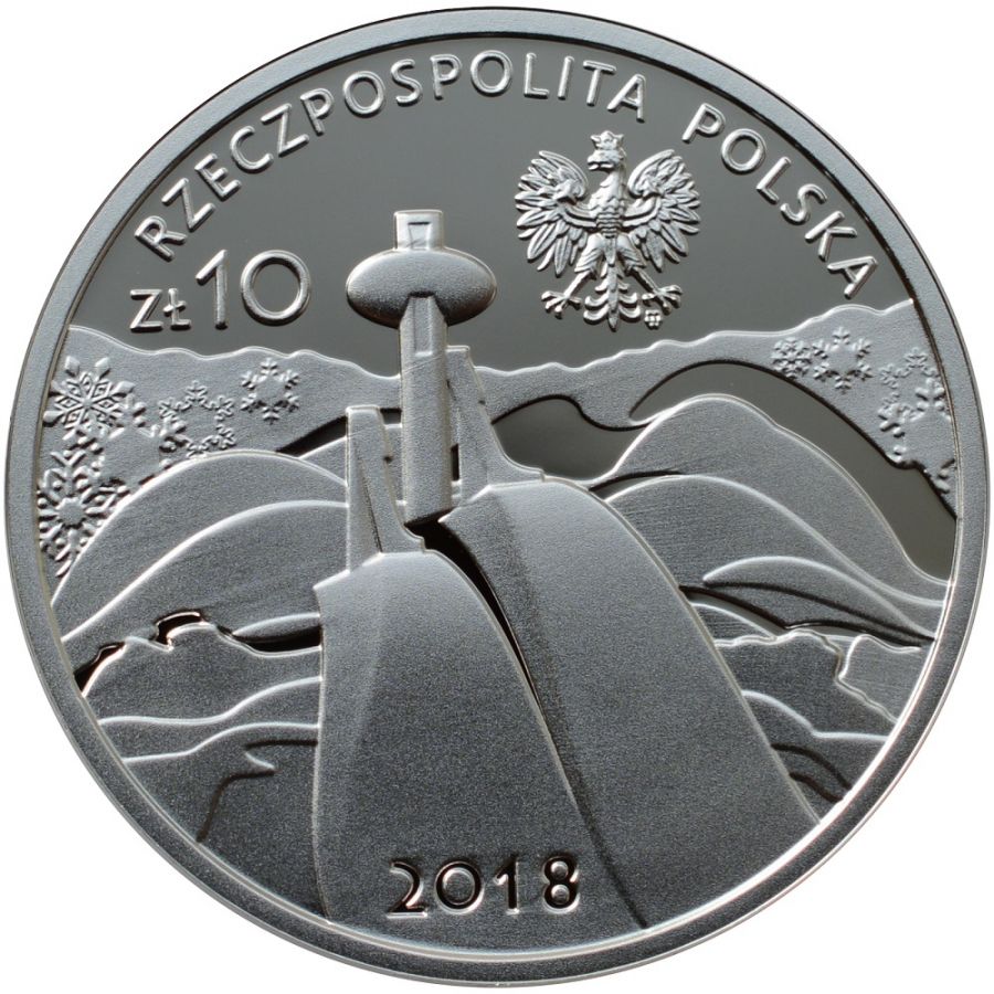 10 zlotych - Polska reprezentacja olimpijska - PyeongChang 2018