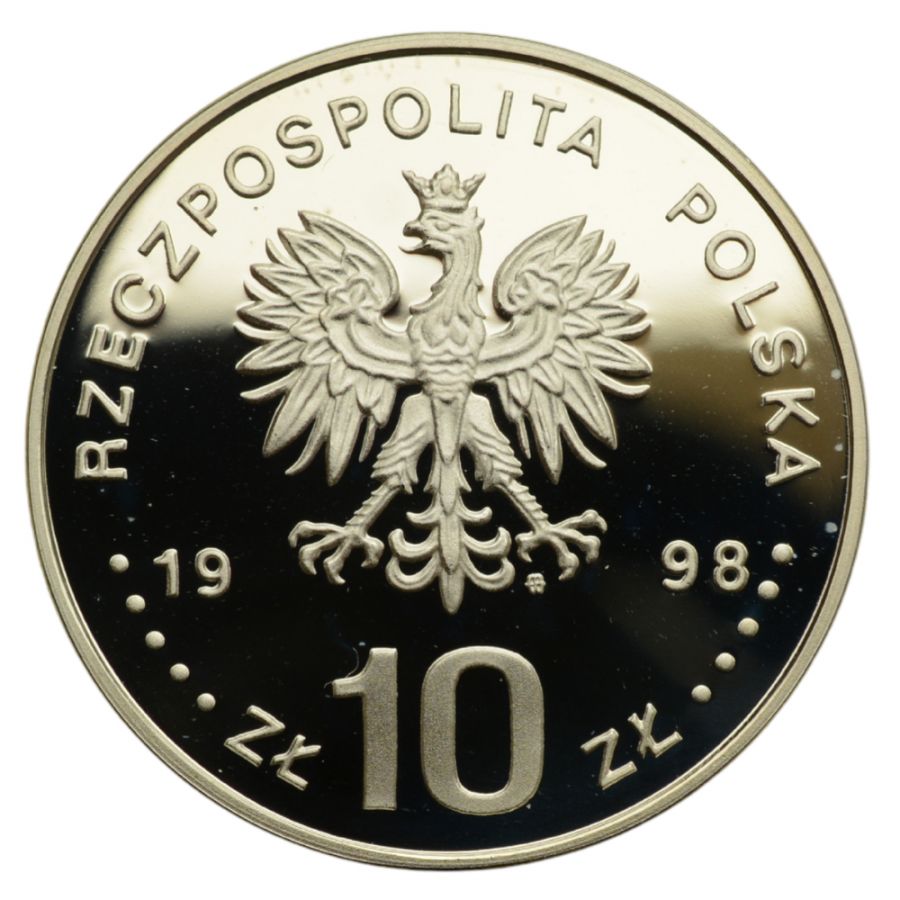 10 zlotych - XVIII Zimowe Igrzyska Olimpijskie - Nagano