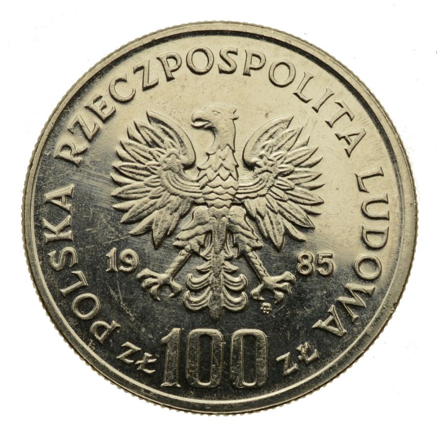 100 zlotych 1985 r. - Centrum Zdrowia Matki Polki (M699)