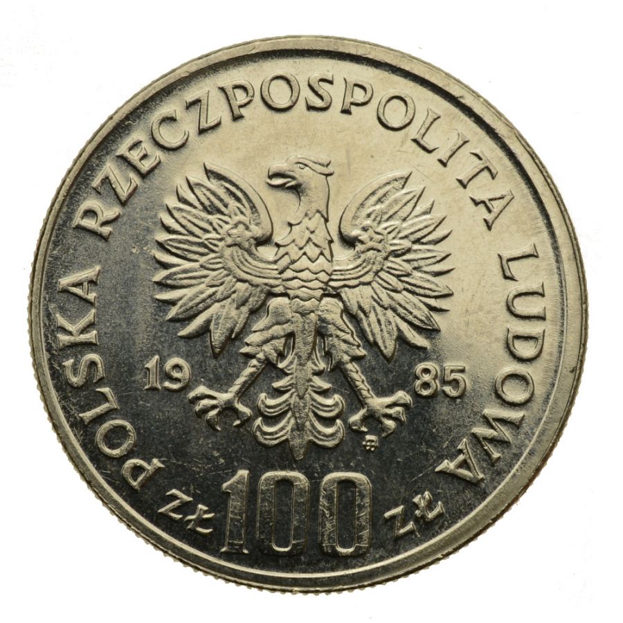 100 zlotych 1985 r. - Centrum Zdrowia Matki Polki (M700)