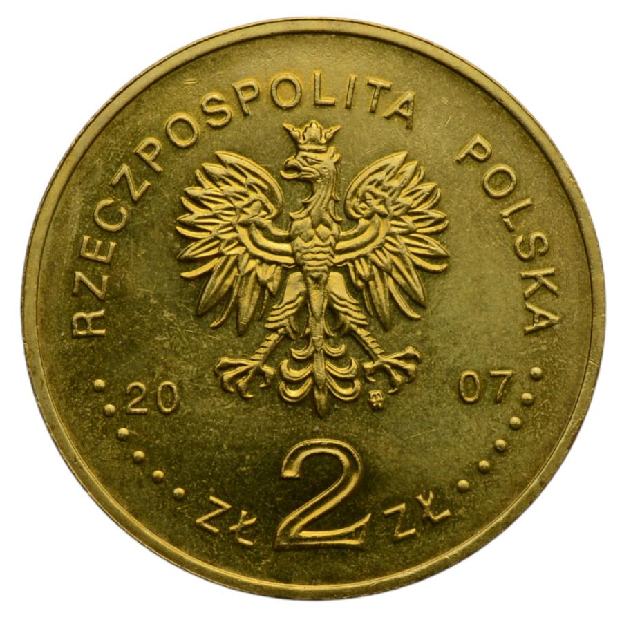 2 zlote - Historia jazdy polskiej - Rycerz Ciezkozbrojny