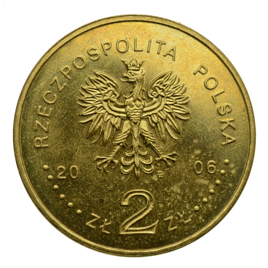 2 zlote - Kosciуl w Haczowie