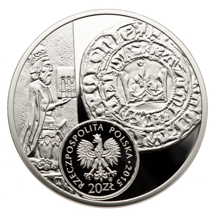 20 zlotych - Historia Monety Polskiej - grosze Kazimierza Wielkiego