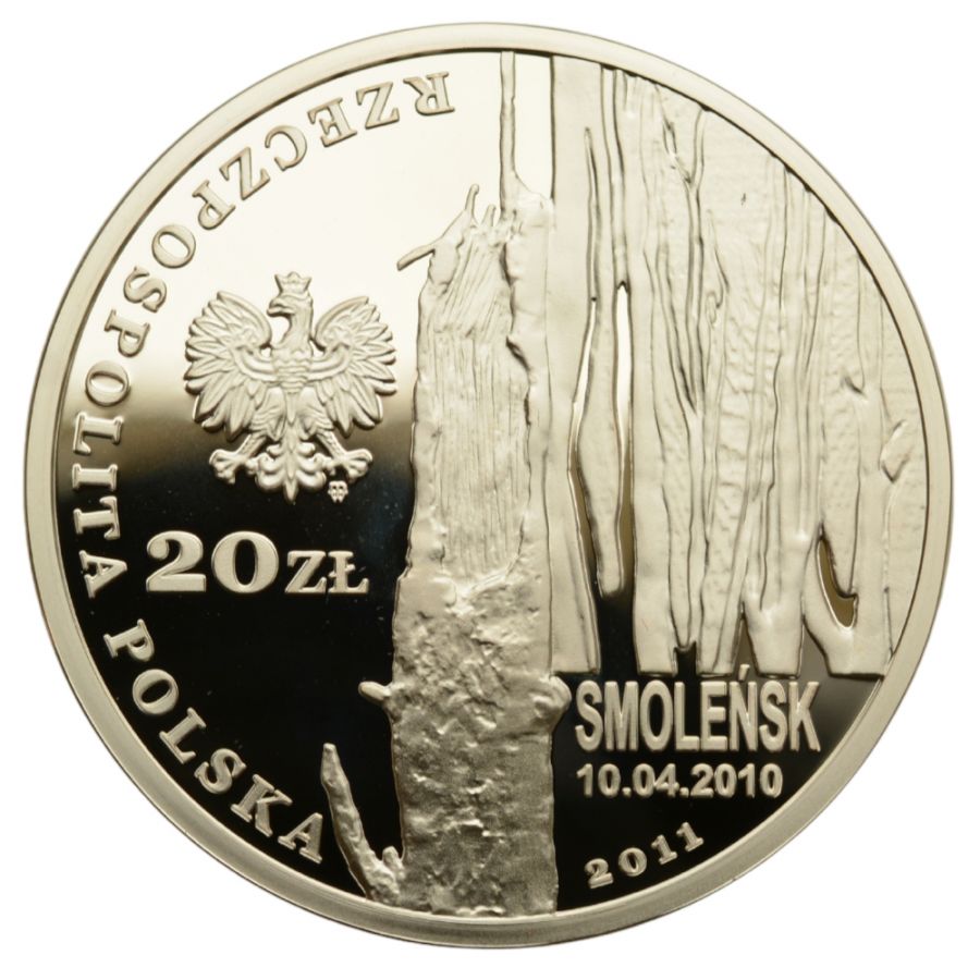 20 zlotych - Smolensk - pamieci ofiar