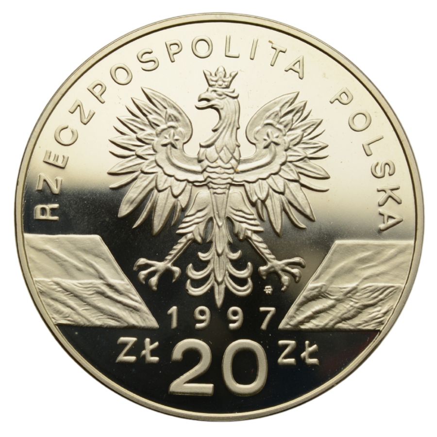 20 zlotych - Zwierzeta swiata - Jelonek Rogacz