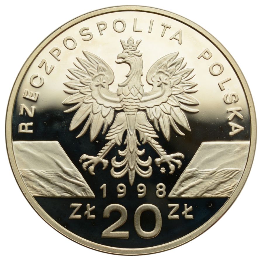 20 zlotych - Zwierzeta swiata - Ropucha Paskуwka