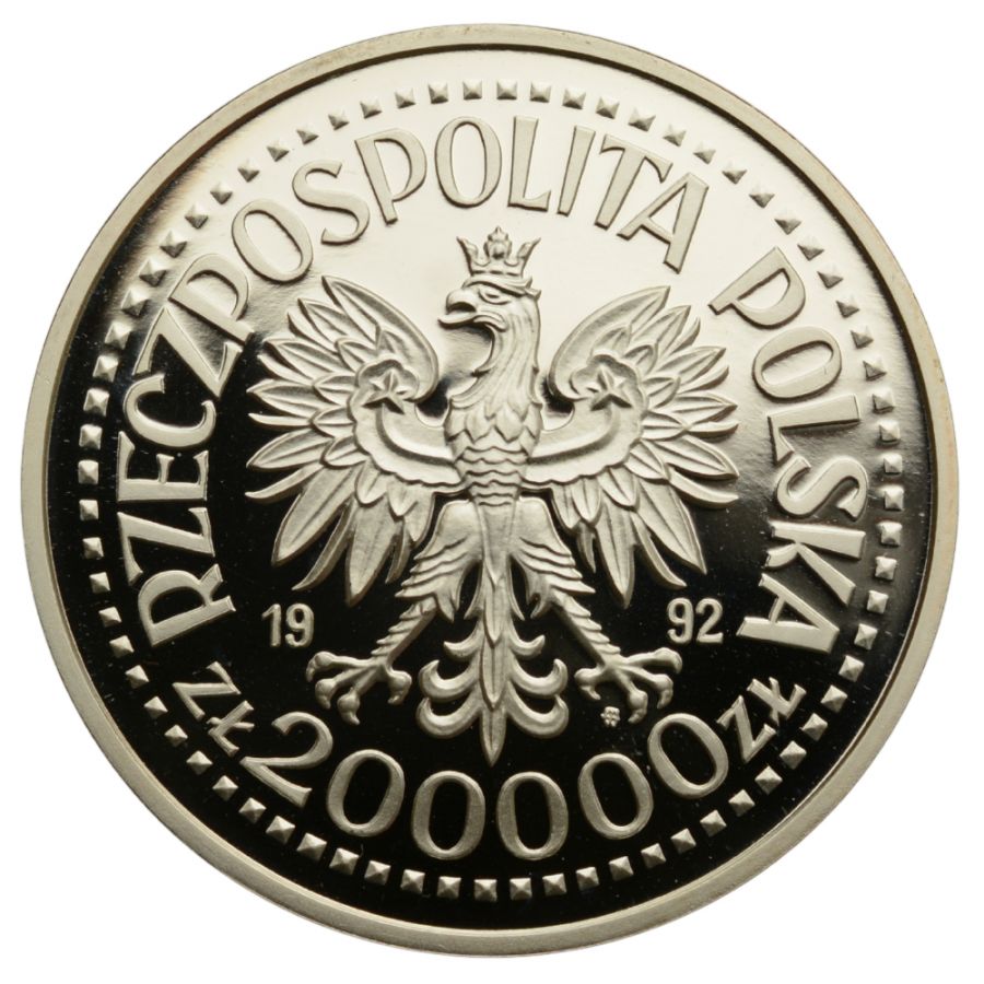 200000 zlotych - 500-lecie odkrycia Ameryki
