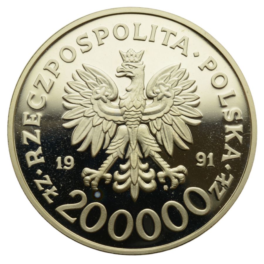 200000 zlotych - Igrzyska Olimpijskie - Barcelona 1992 - Zaglуwki