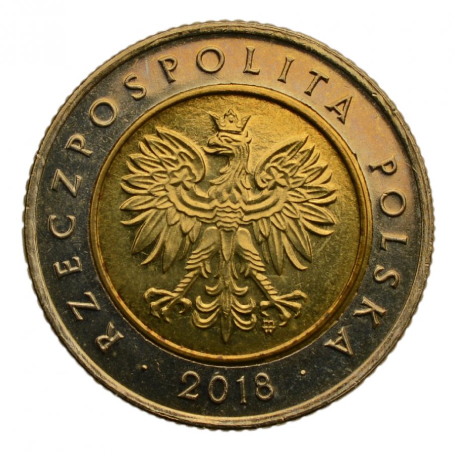 5 zlotych - 100-lecie odzyskania niepodleglosci