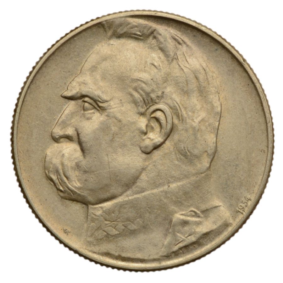 5 zlotych 1934 r. - Jуzef Pilsudski - Orzel Strzelecki (2)