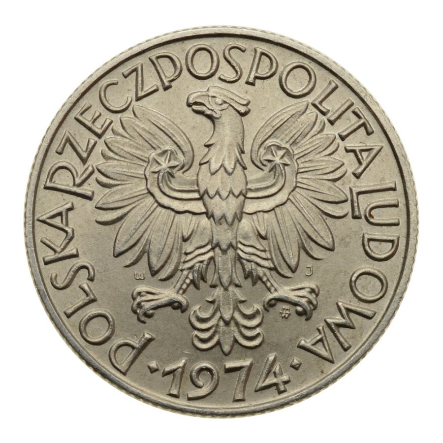 5 zlotych 1974 r. - Rybaka (M742)