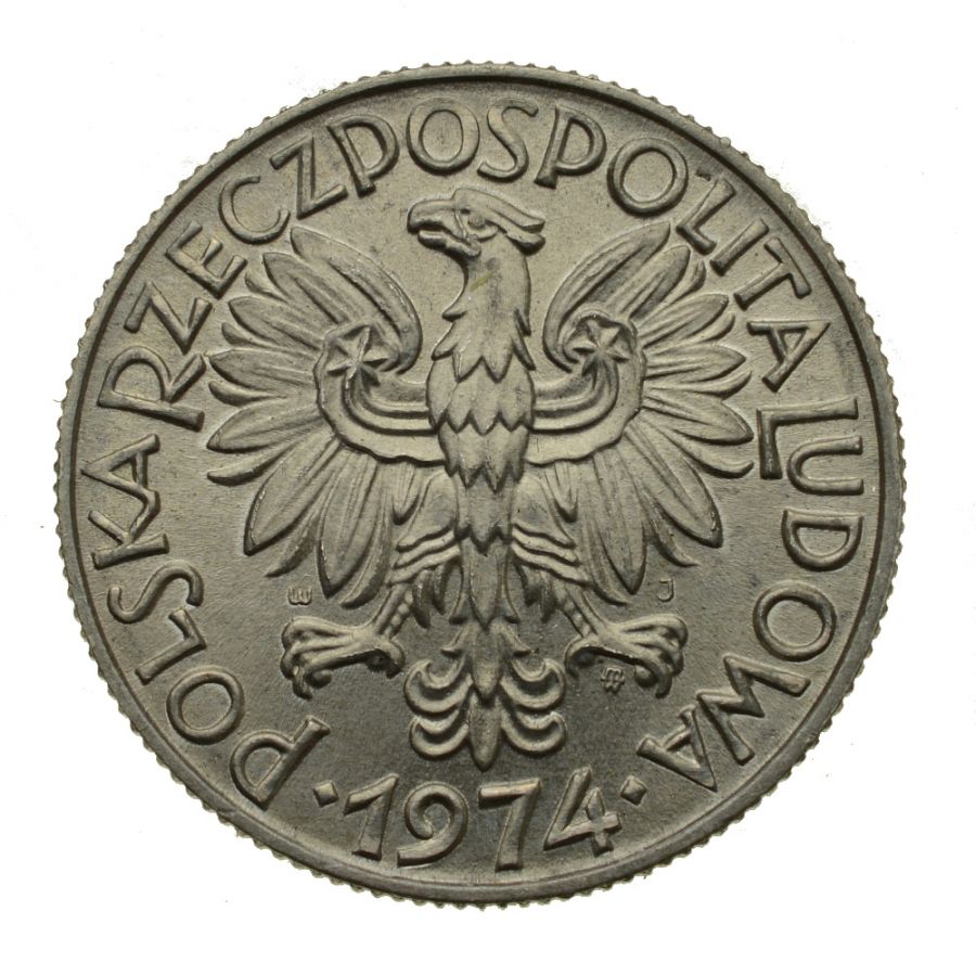 5 zlotych 1974 r. - Rybak (M787)