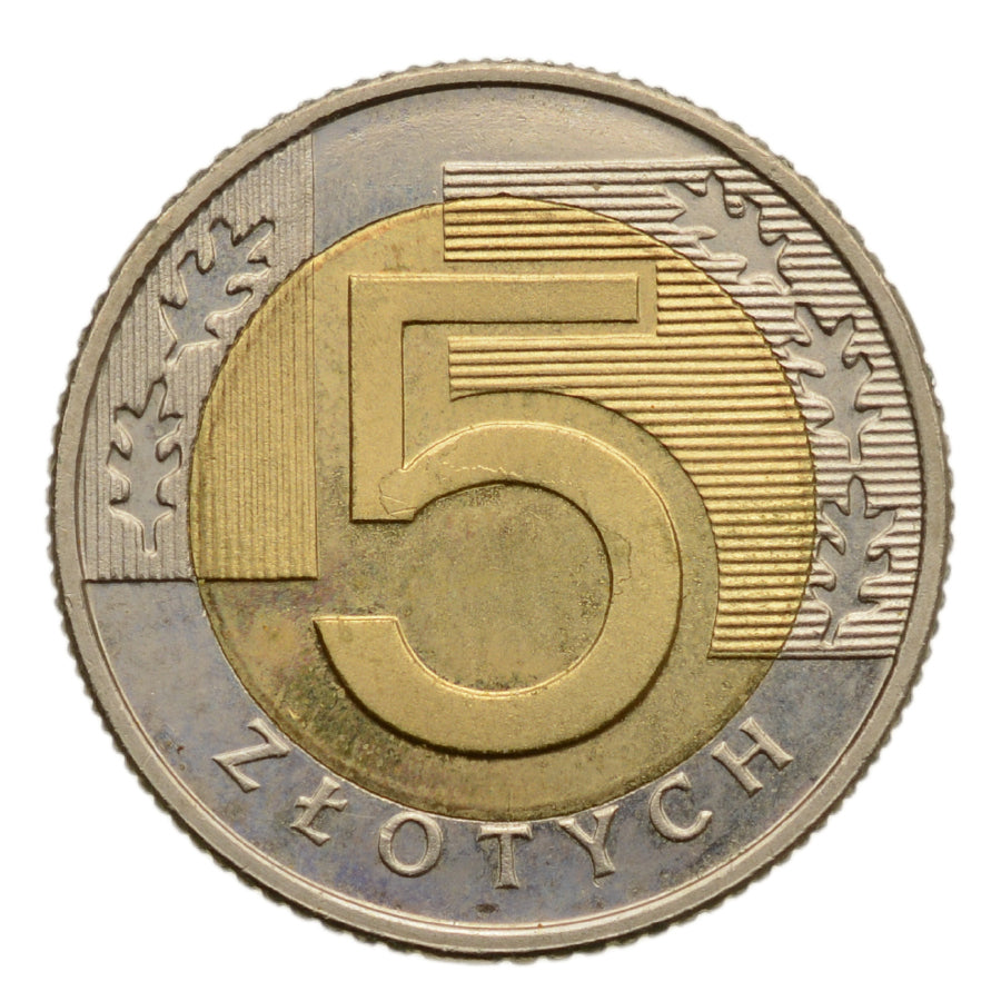 5 zlotych 2010 r. (M893)