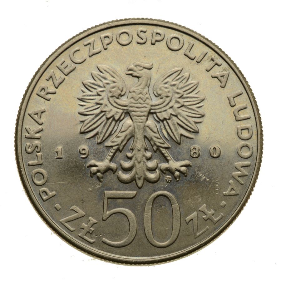 50 zlotych 1980 r. - Kazimierz Odnowiciel (M300)