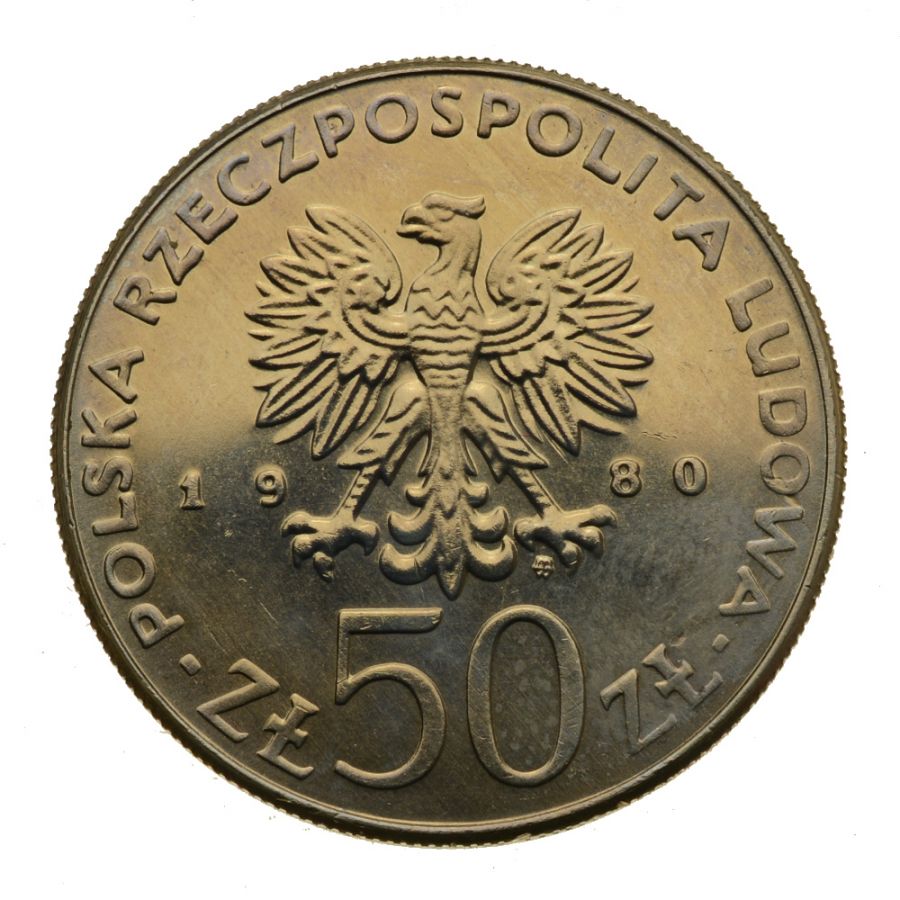 50 zlotych 1980 r. - Kazimierz Odnowiciel (M301)
