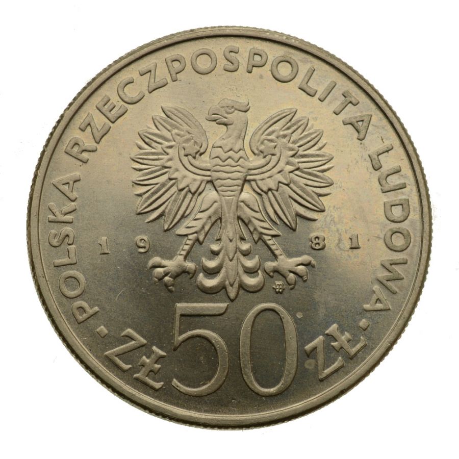 50 zlotych 1981 r. - Boleslaw Smialy (M846)