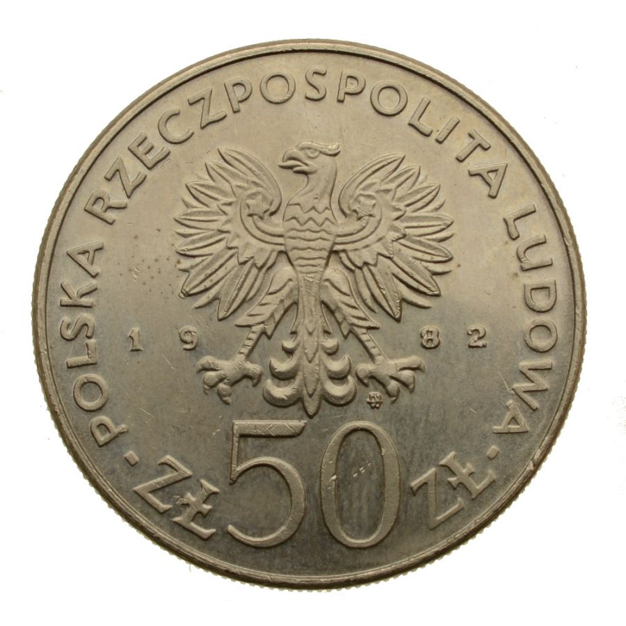 50 zlotych 1982 r. - Boleslaw Krzywousty (M557)