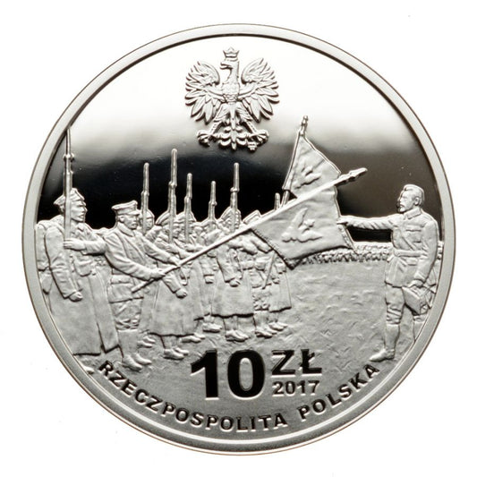 10 zlotych - 100-lecie powstania Komitetu Narodowego Polskiego