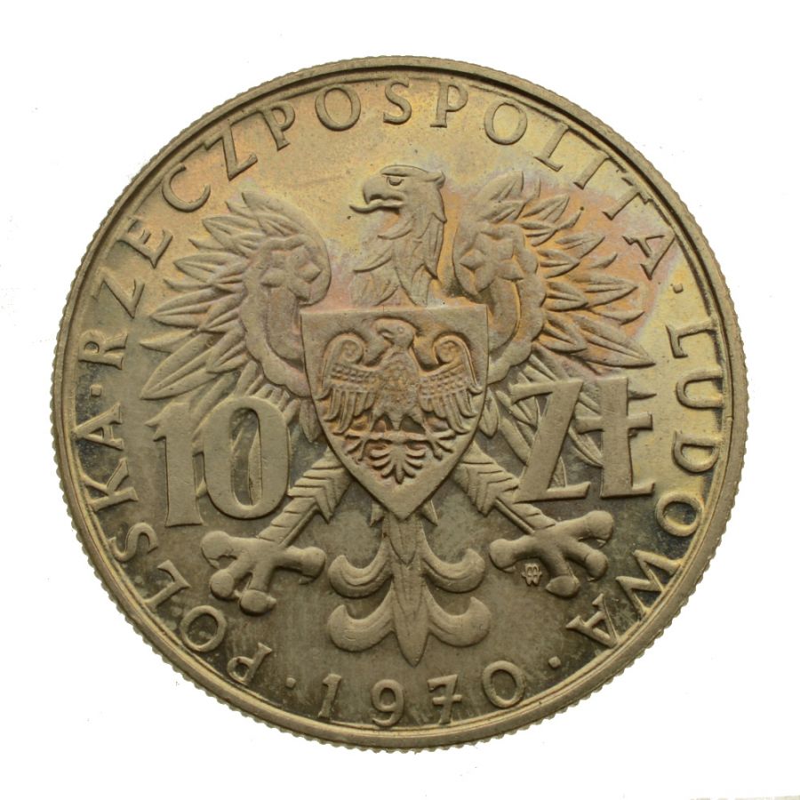 10 zlotych 1970 r. - Jestesmy-Jestesmy-Bedziemy (M849)