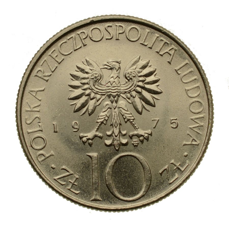 10 zlotych 1975 r. - Adam Mickiewicz (M815)