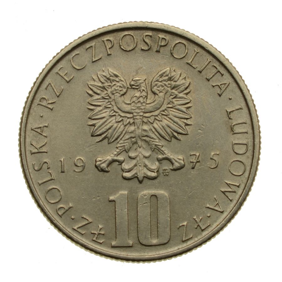 10 zlotych 1975 r. - Boleslaw Prus (M267)