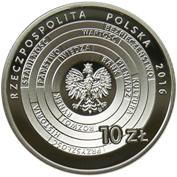 10 zlotych - Centrum Pieniadza NBP im. Slawomira Skrzypka