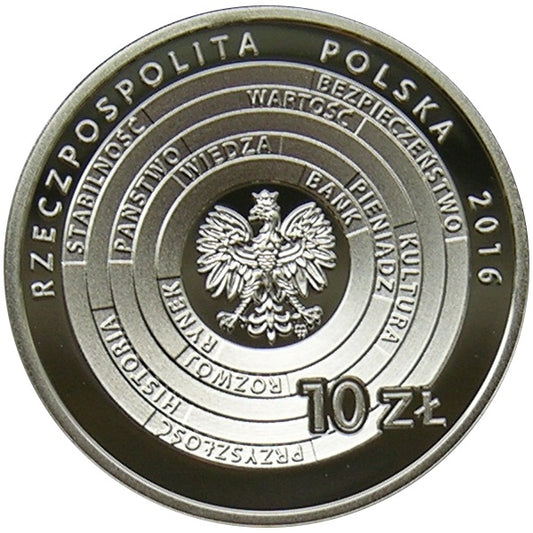 10 zlotych - Centrum Pieniadza NBP im. Slawomira Skrzypka