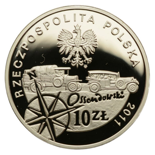 10 zlotych - Polscy podrуznicy i badacze - Ferdynand Ossendowski