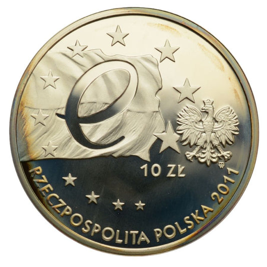 10 zlotych - Przewodnictwo Polski w Radzie UE