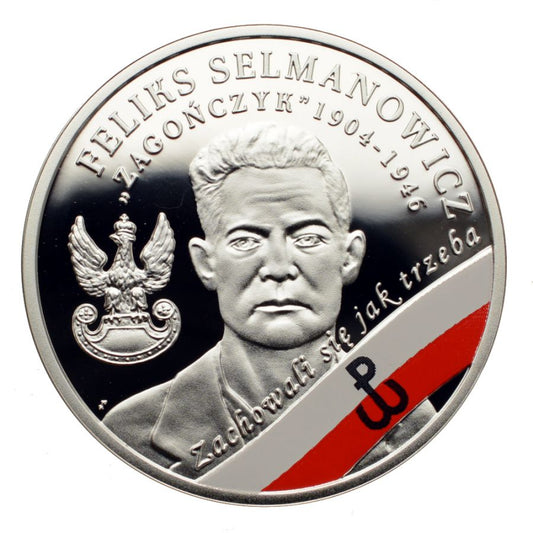 10 zlotych - Zolnierze Niezlomni - Feliks Selmanowicz "Zagonczyk"