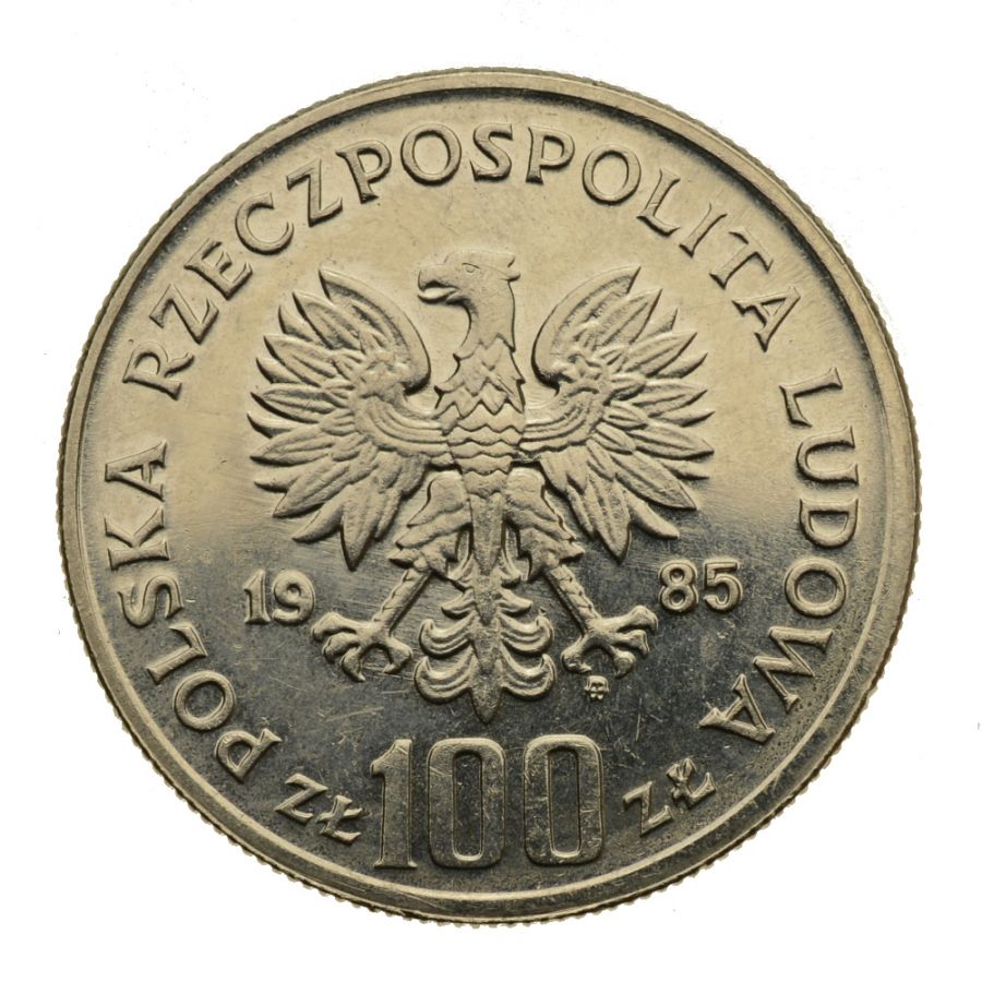 100 zlotych 1985 r. - Centrum Zdrowia Matki Polki (M165)