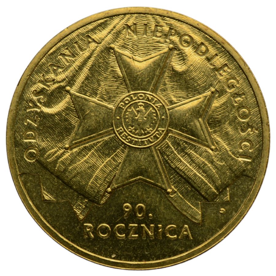 2 zlote - 90. rocznica odzyskania niepodleglosci