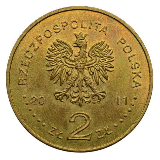 2 zlote - Europa bez barier - 100-lecie Towarzystwa Opieki nad Ociemnialymi