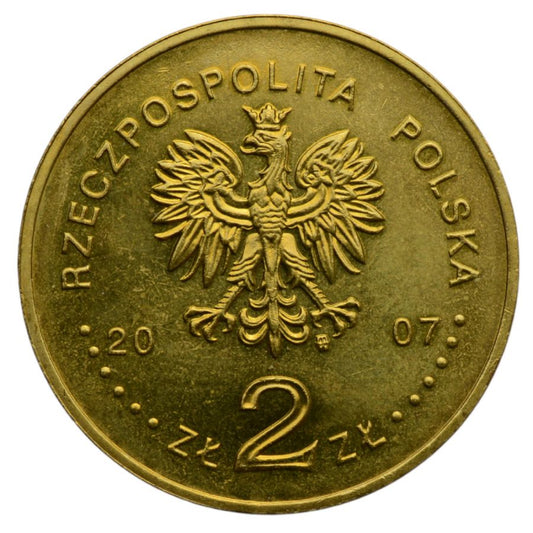 2 zlote - Historia jazdy polskiej - Rycerz Ciezkozbrojny