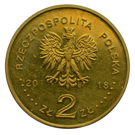2 zlote - Polskie okrety: Frigata rakietowa - General Pulaski