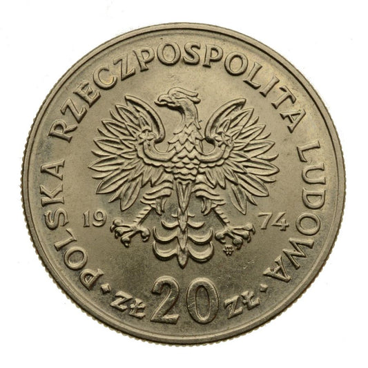 20 zlotych 1974 r. - Marceli Nowotko (M710)