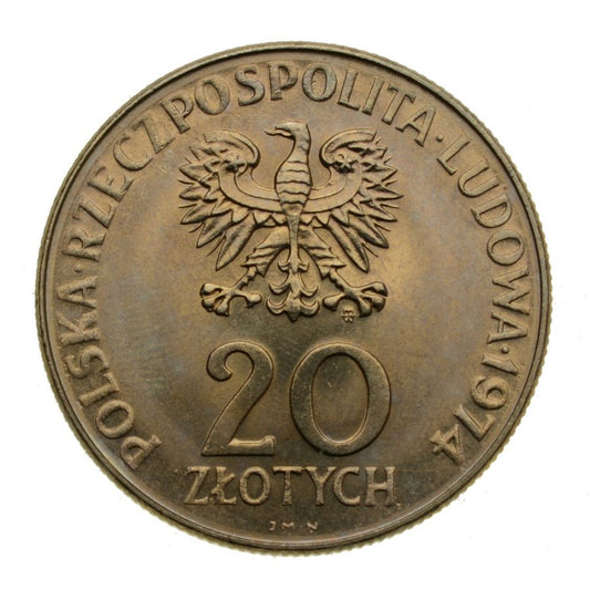 20 zlotych 1974 r. - XXV lat RWPG (M190)
