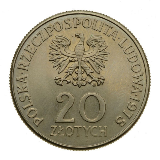 20 zlotych 1978 r. - Maria Konopnicka (M693)