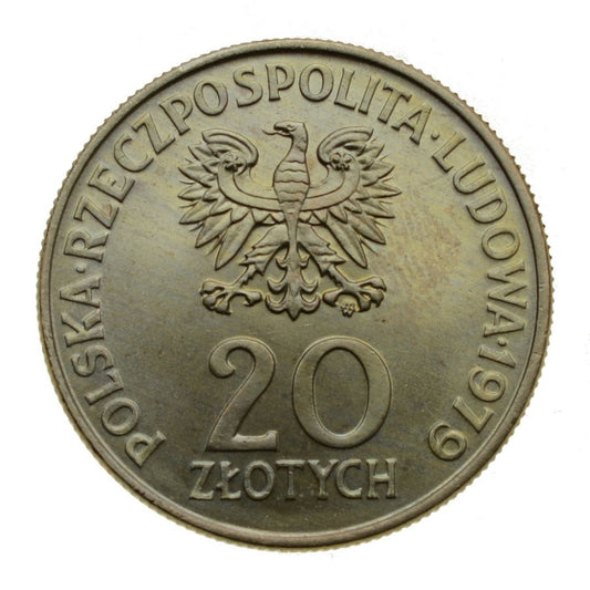 20 zlotych 1979 r. - Miedzynarodowy Rok Dziecka (M176)
