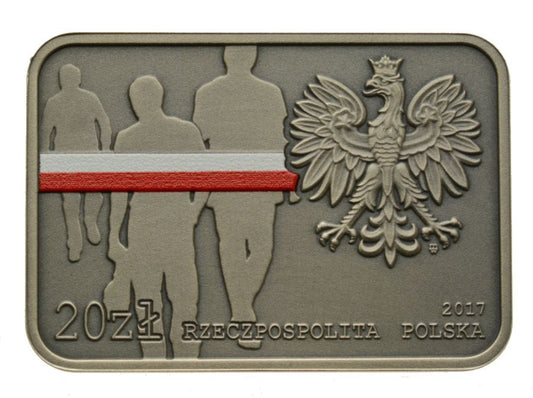 20 zlotych - 35. rocznica zrywu antykomunistycznego w Lubinie
