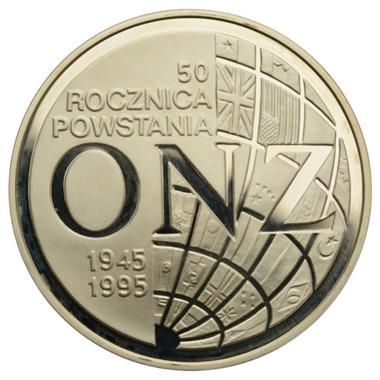 20 zlotych - 50. rocznica powstania ONZ