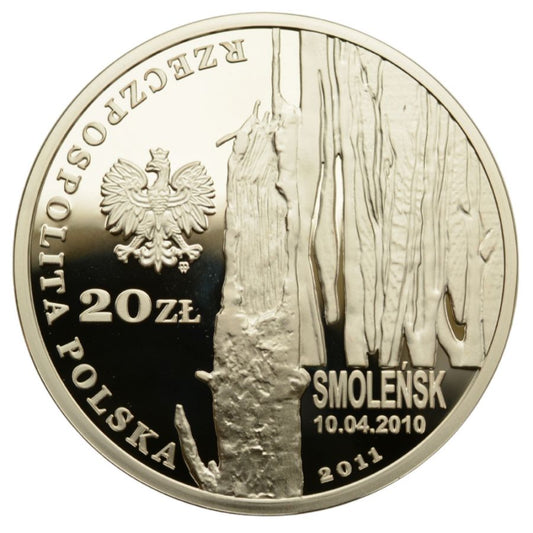 20 zlotych - Smolensk - pamieci ofiar