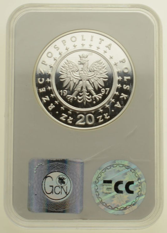 20 zlotych - Zamek w Pieskowej Skale - KLASA GCN PR70