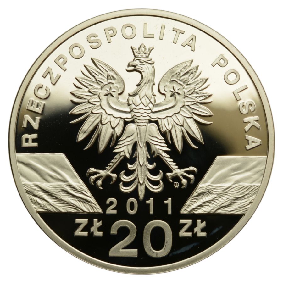 20 zlotych - Zwierzeta swiata - Borsuk
