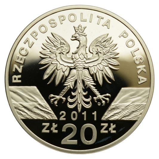 20 zlotych - Zwierzeta swiata - Borsuk