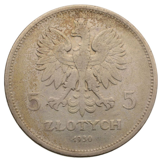 5 zlotych 1930 r. -NIKE (K16)