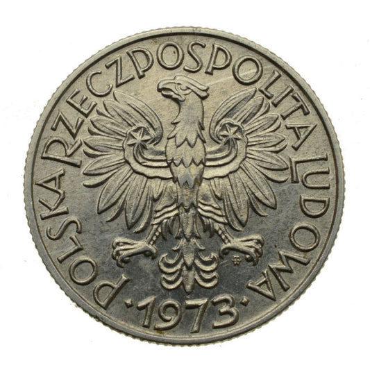 5 zlotych 1973 r. - Rybak (M786)